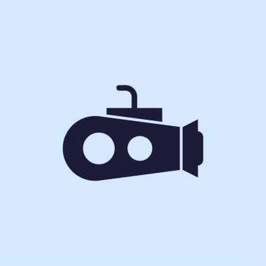 Denizaltı düz simgesi