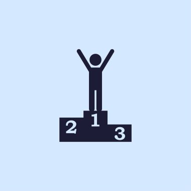 kazanan podyum simgesini