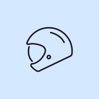 motosiklet kask satırı simgesi