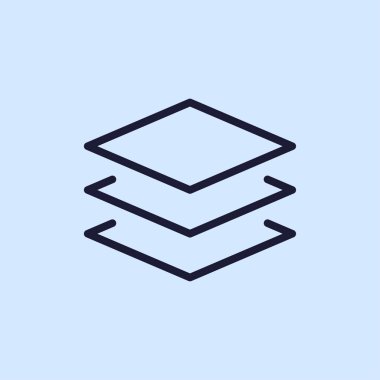 Katman çizgisi simgesi