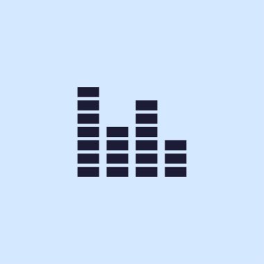 Equalizer'ı düz simgesi