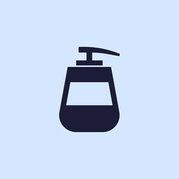 Folyékony szappan lapos ikon — Stock Vector