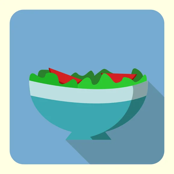 Frischer Salat — Stockvektor