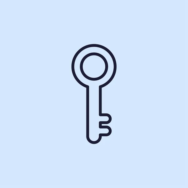 Kulcs sor ikonra — Stock Vector