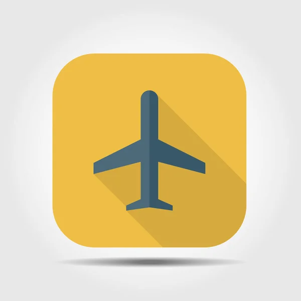 Plane icon illustration — Stock Vector