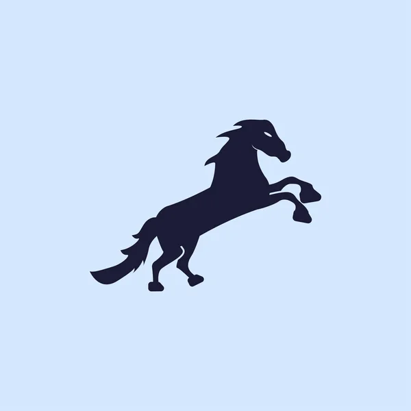 Ícone de cavalo plana —  Vetores de Stock