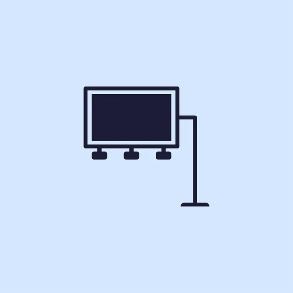 Panneau d'affichage Icône plate — Image vectorielle