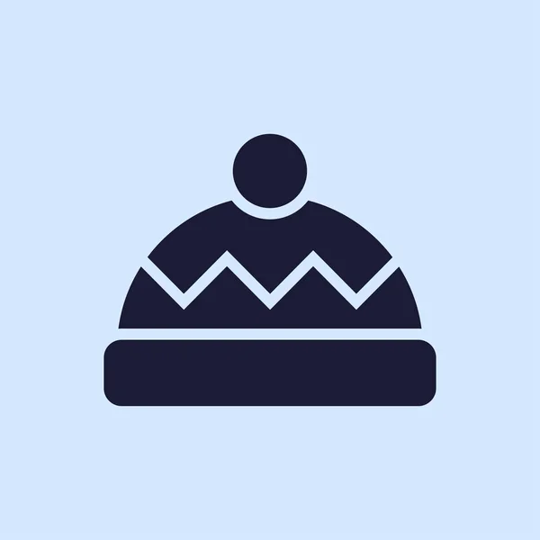 Winter hoed pictogram — Stockvector