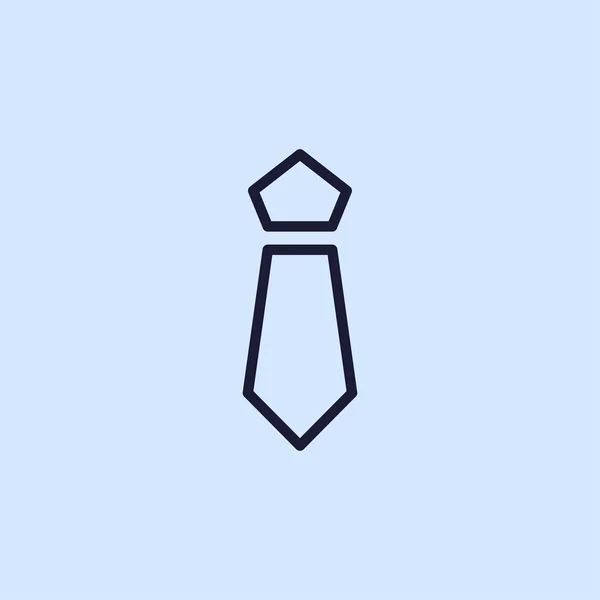 Значок краватку лінія — стоковий вектор