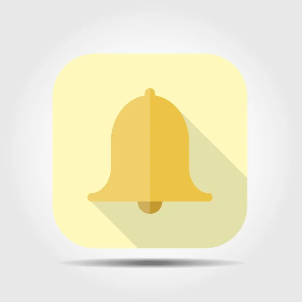 Płaski ikona dzwonka — Wektor stockowy