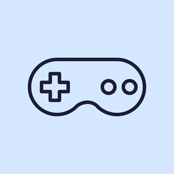 Joystick icono de línea — Vector de stock