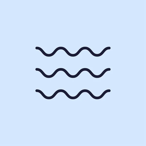 Wave line icon — Stock Vector