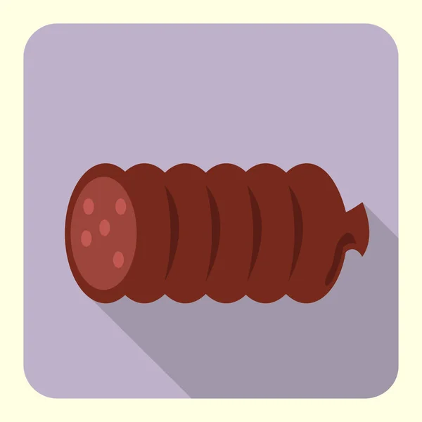 Icono de comida salchicha — Vector de stock