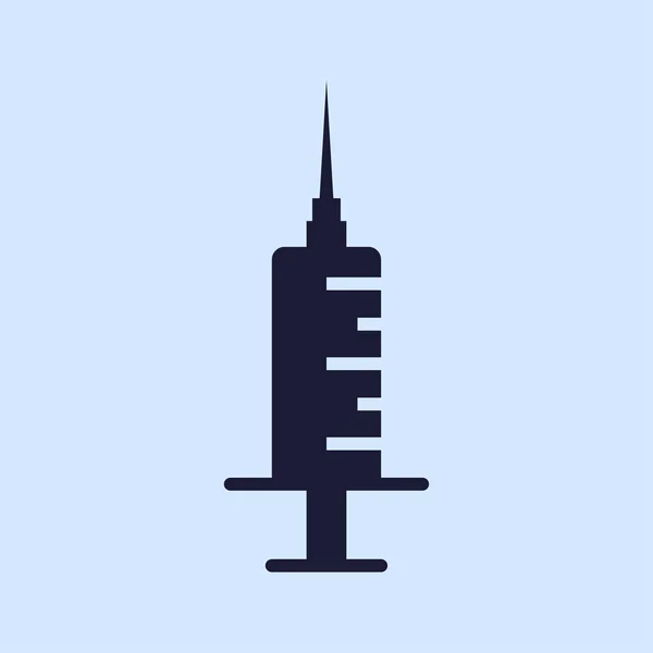 Ikona strzykawki medycznej — Wektor stockowy