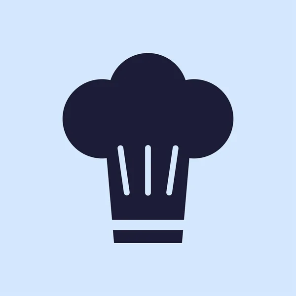 Chef hoed pictogram — Stockvector