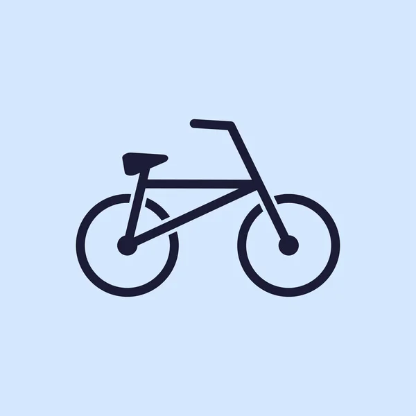 Cykel flad ikon – Stock-vektor