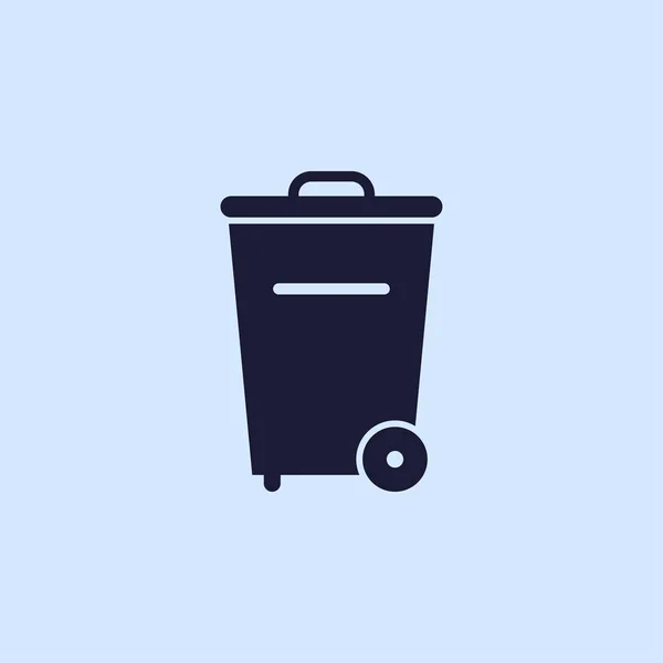 Illustration d'icône poubelle — Image vectorielle