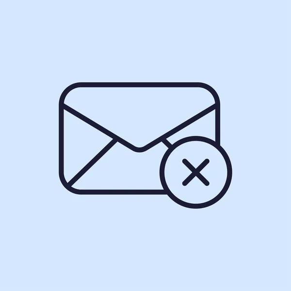 Correo simple icono — Vector de stock