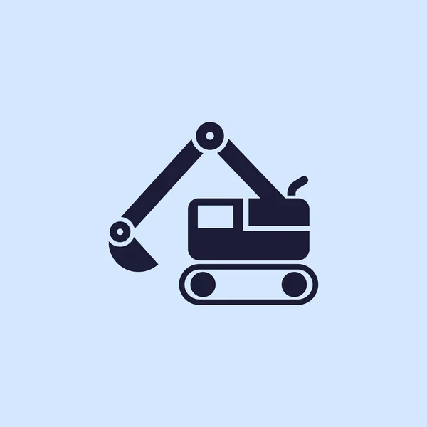 Graafmachine pictogram illustratie — Stockvector