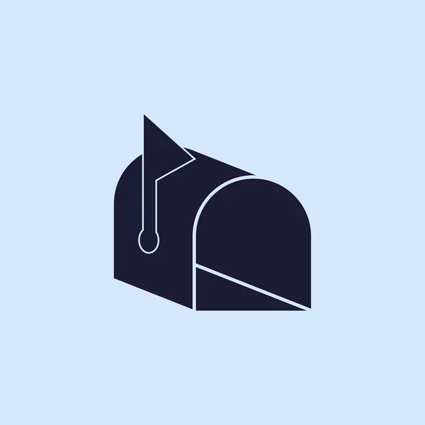 Proste ikona skrzynki pocztowej — Wektor stockowy