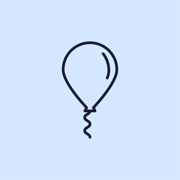 Plochá ikona balónku — Stockový vektor