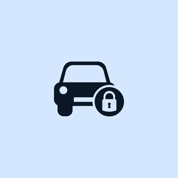 Autó biztonsági ikon — Stock Vector
