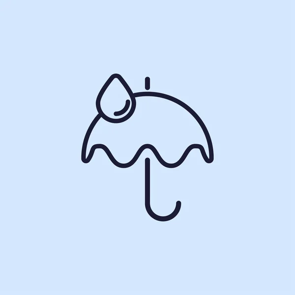 Obrázek ikony deštník — Stockový vektor