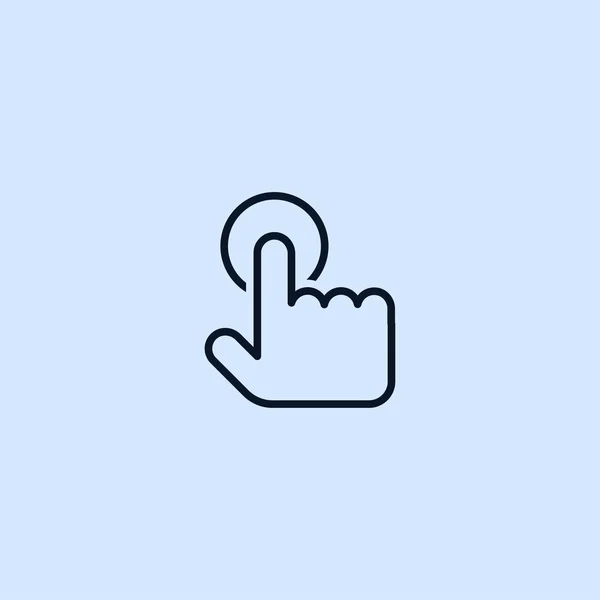 Touch gesture simple icon — Stock Vector