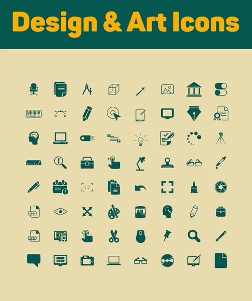 Set of abstract icons — Stock Vector