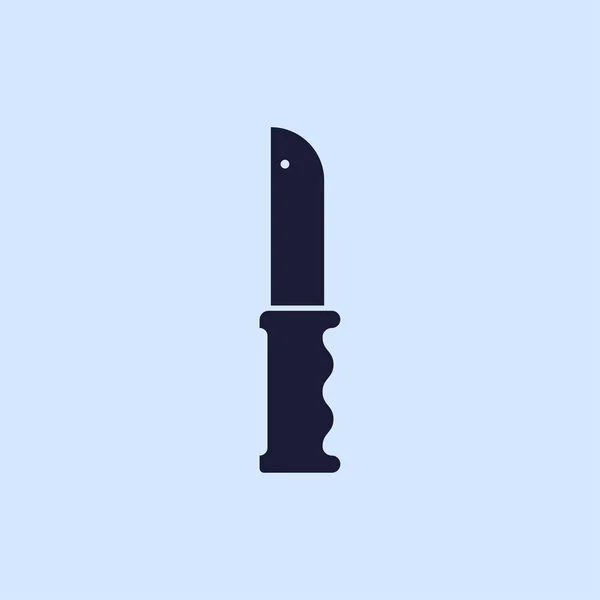 Couteau Icône plate — Image vectorielle