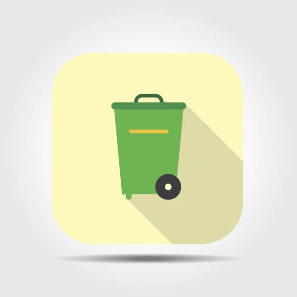 Illustration zum Trash-Symbol — Stockvektor