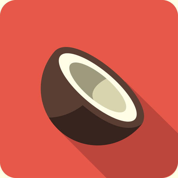 coconut simple icon