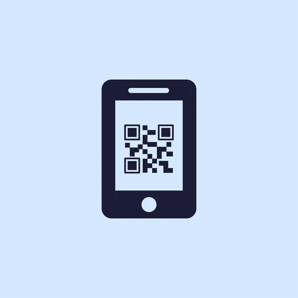 Icône de code QR — Image vectorielle