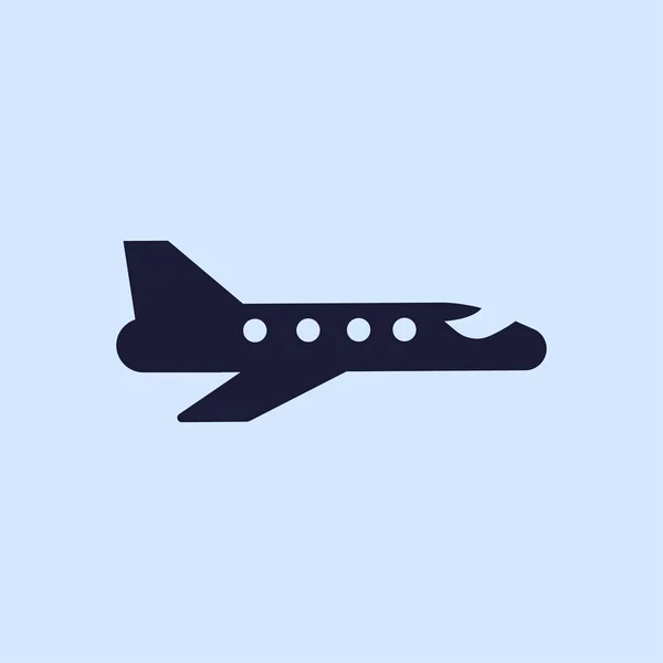 Plane icon illustration — Stock Vector