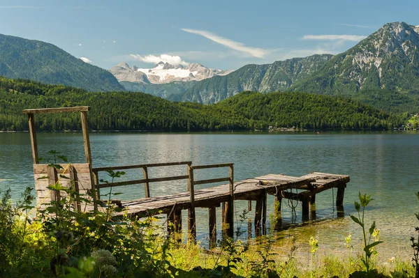 Altausseer Ver en verano en un día soleado — Foto de Stock