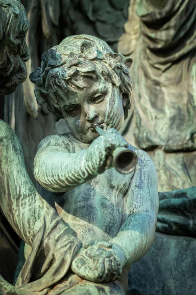 Detail památníku Ludwiga van Beethovena ve Vídni — Stock fotografie