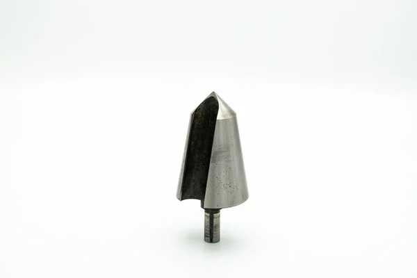 A countersink cutter standing on a white background — Stock Photo, Image
