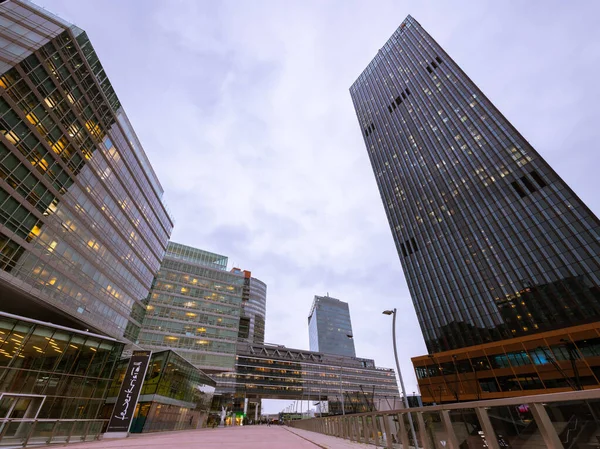 Viena Austria 2019 Rascacielos Viena Día Nublado Otoño Tower — Foto de Stock