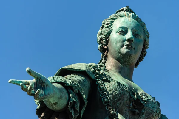 Kejsarinnan Maria Theresias Monument Wien Blå Himmel — Stockfoto