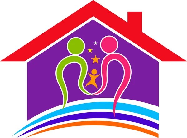 Logotipo de casa — Vetor de Stock