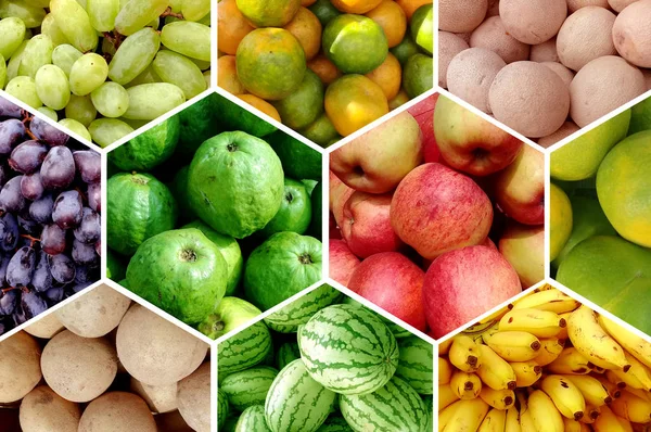 Mieszanych świeżych owoców — Zdjęcie stockowe
