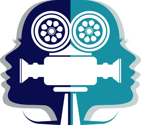 Икона кинооператора — стоковый вектор