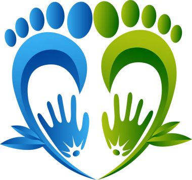 Bitkisel ayak masaj logosu 