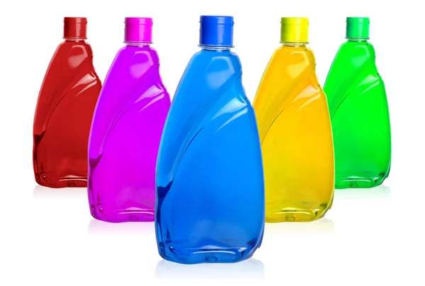 Liquid chemical bottles — Stock Photo, Image