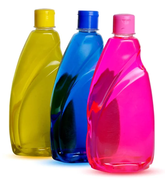 液体化工瓶 — 图库照片