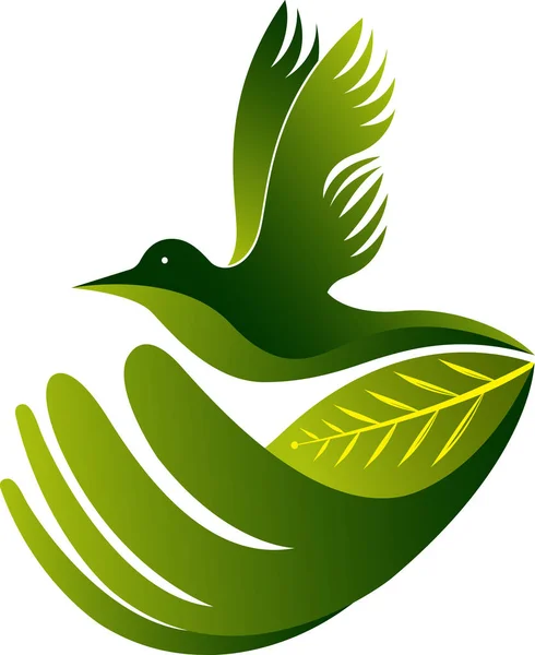 Logo fly freedom — Vettoriale Stock