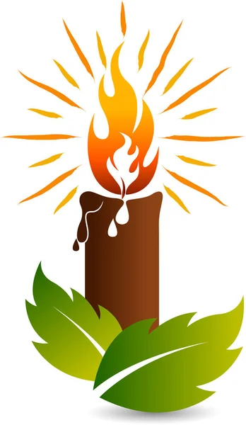 Ilustración Del Logotipo Árbol Jesús Con Fondo Aislado — Vector de stock