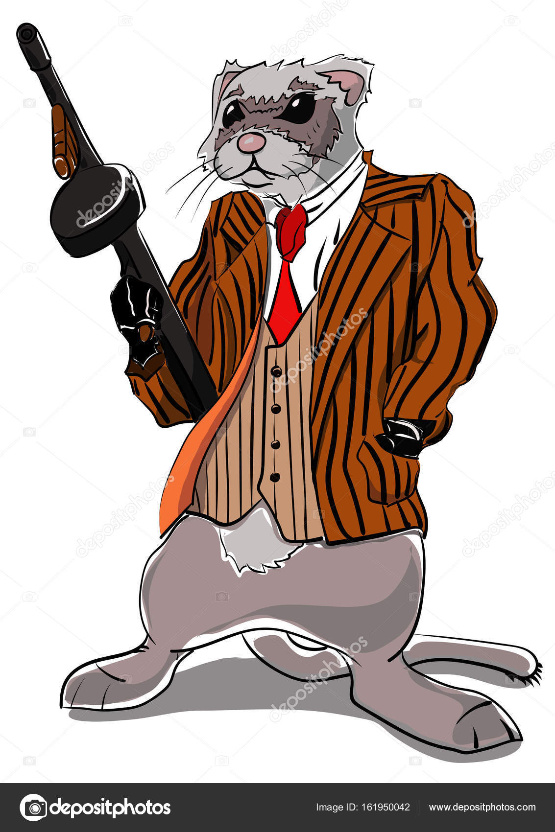 Gangstergelincik çizimi Vektörel çizim ©Tilly86 Vektörel 161950042