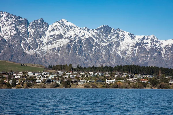 Remarkables z Queenstown, Południowa wyspa, Nowa Zelandia — Zdjęcie stockowe