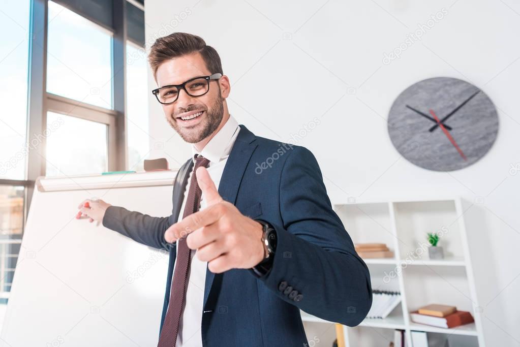 cheerful businessman